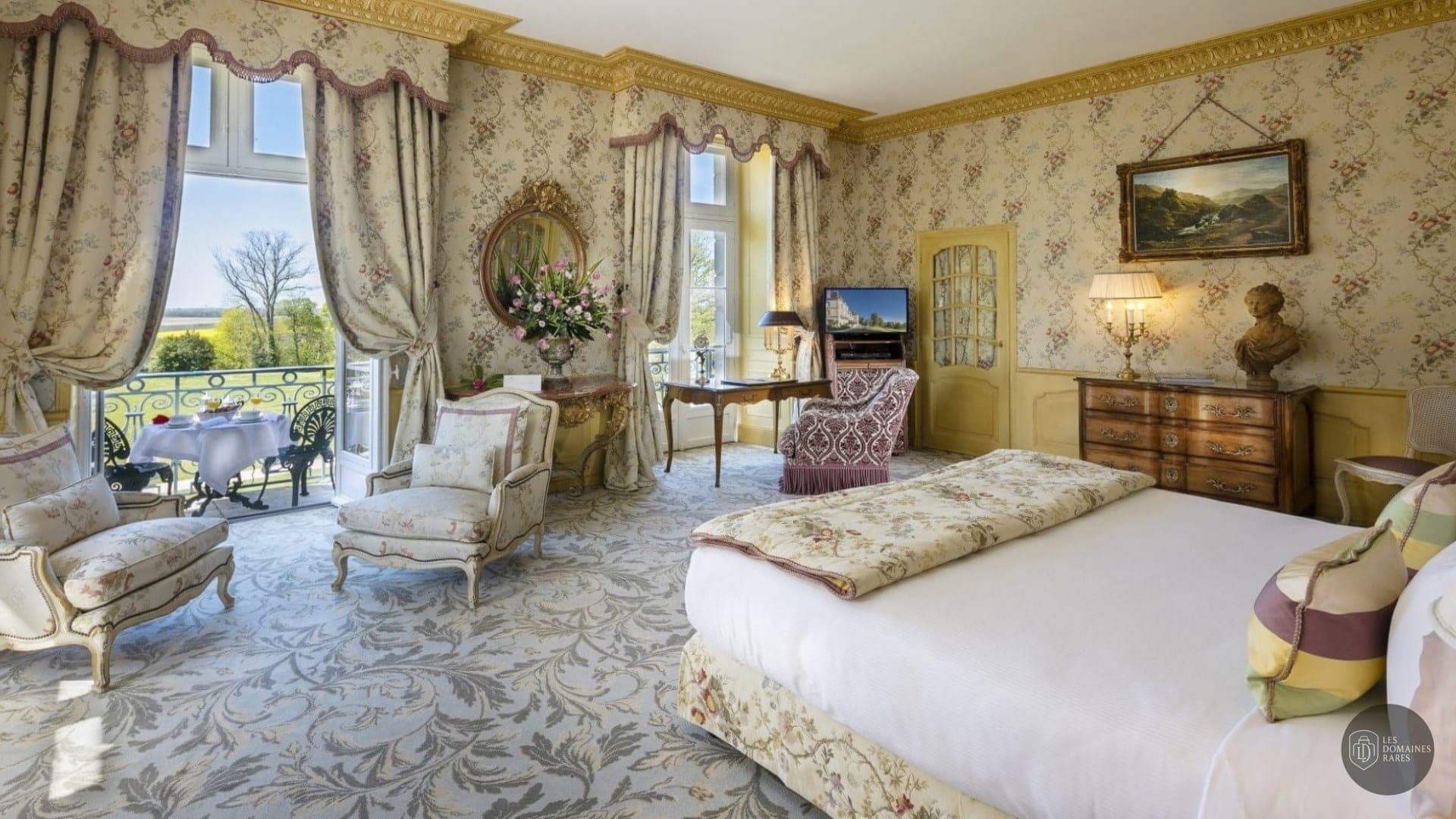 Chambre du château Château de Mirambeau à Mirambeau en Nouvelle-Aquitaine