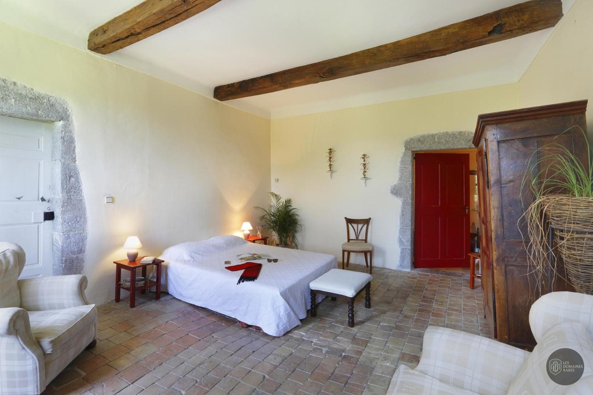 Chambre du château Château de Montfroc à Montfroc en Auvergne-Rhône-Alpes