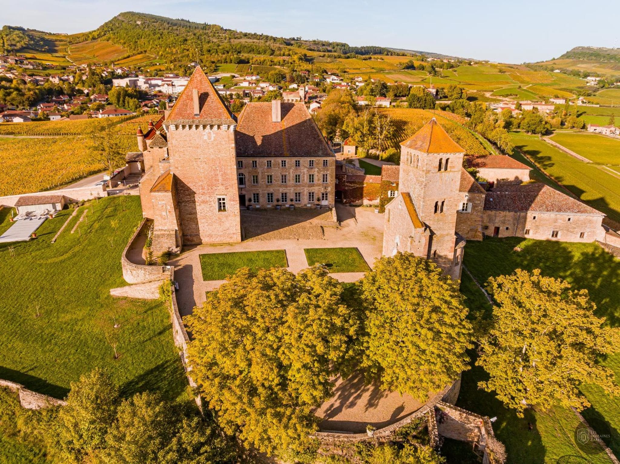 Chambre du château Château de Pierreclos à Pierreclos en Bourgogne-Franche-Comté