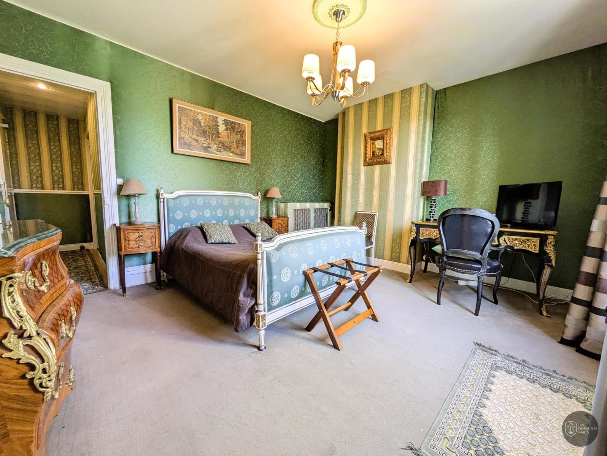 Chambre du château Château de Quesmy à Quesmy en Hauts-de-France