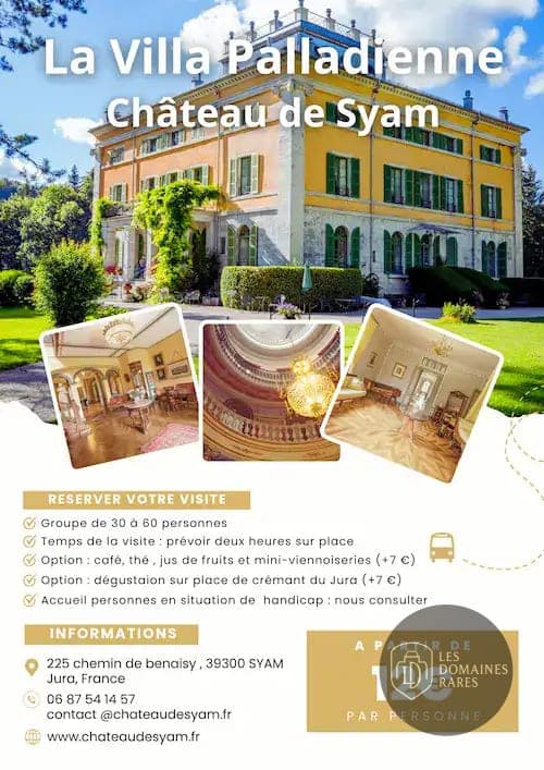 Vue extérieure du château Château de Syam à Syam en Bourgogne-Franche-Comté