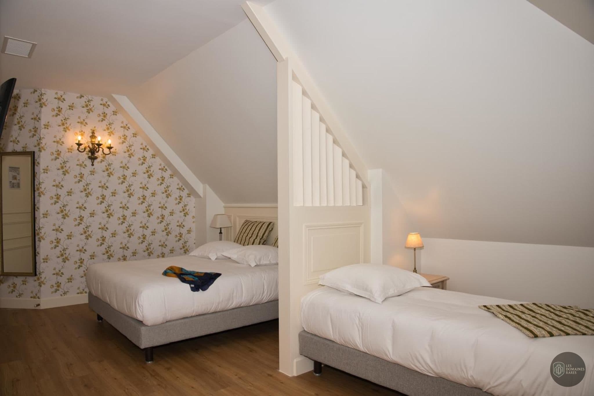 Chambre du château Château de la Rozelle à Cellettes en Centre-Val de Loire