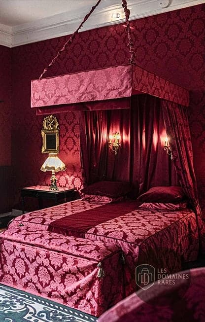 Chambre du château Château du Boschet en Bretagne - séminaire maure-de-bretagne