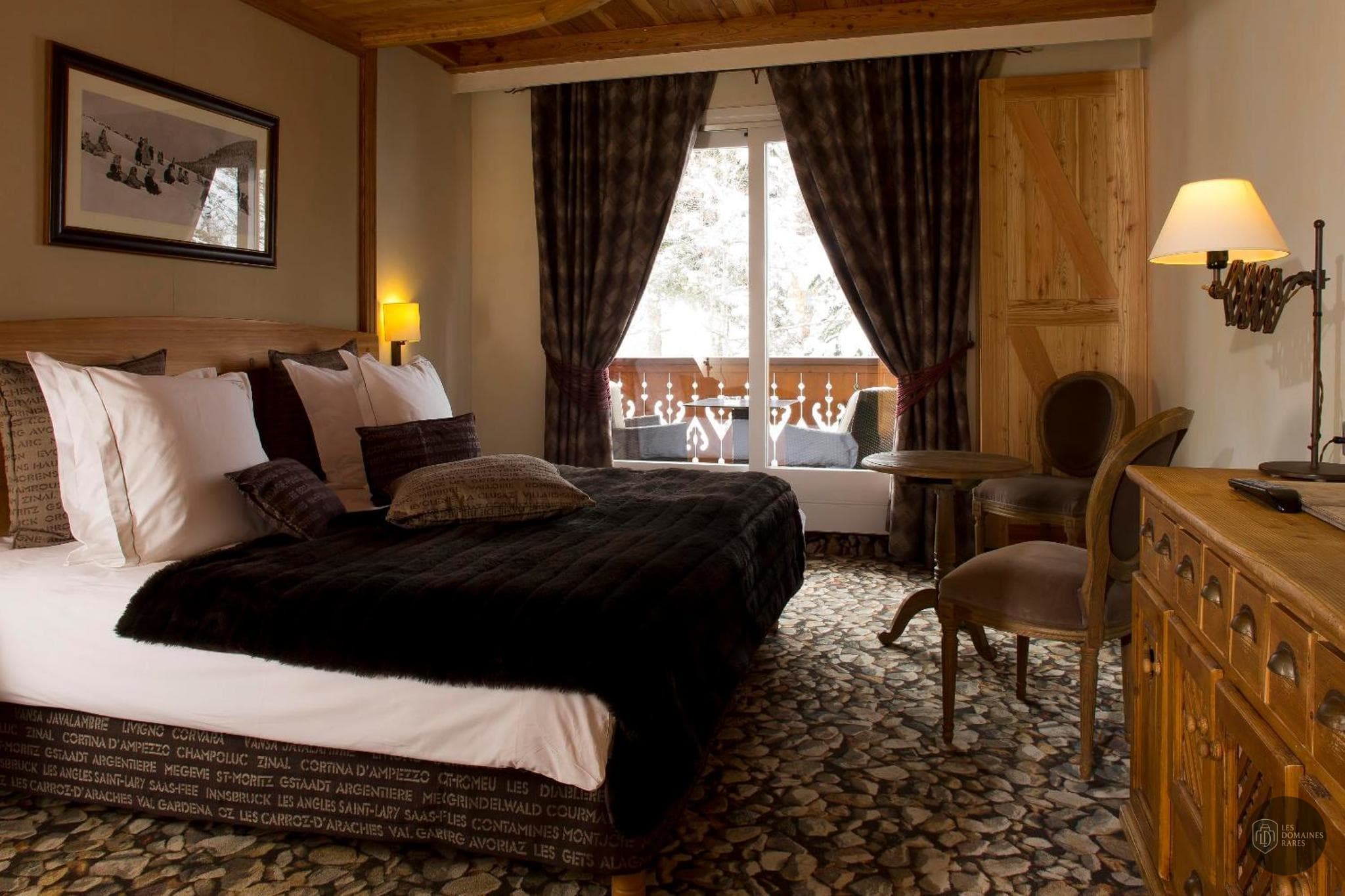 Chambre de l'hôtel Chalet Mounier à Les en Auvergne-Rhône-Alpes