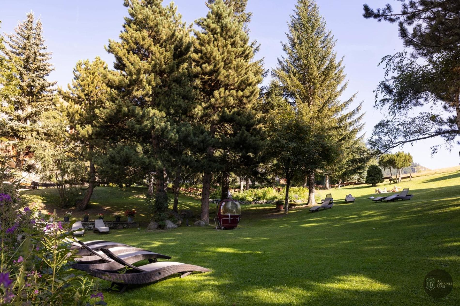 Vue extérieure de l'hôtel Chalet Mounier à Les en Auvergne-Rhône-Alpes