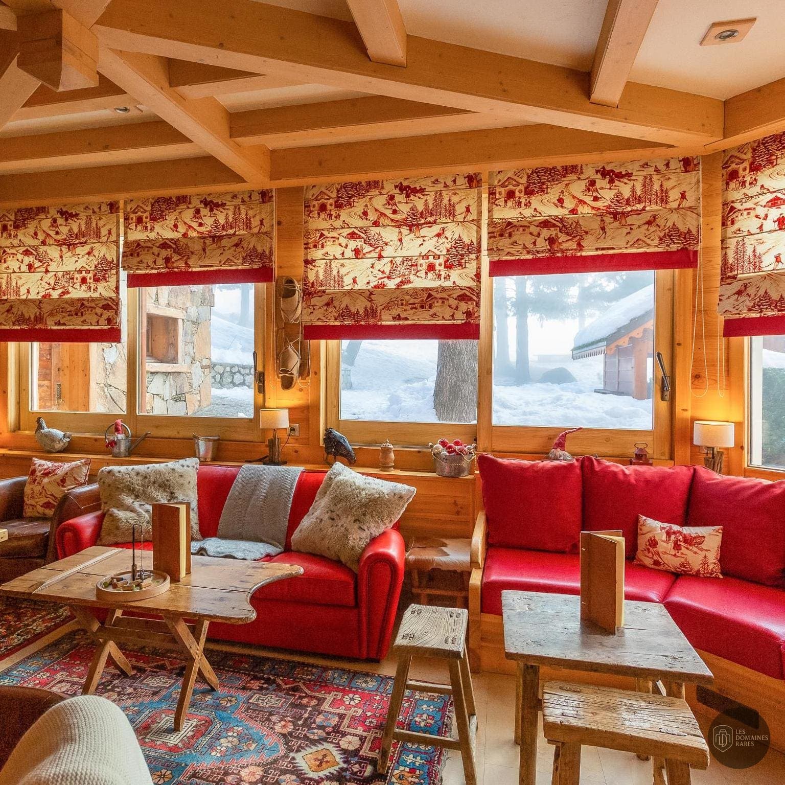 Espace intérieur de l'hôtel Chalet Mounier à Les en Auvergne-Rhône-Alpes