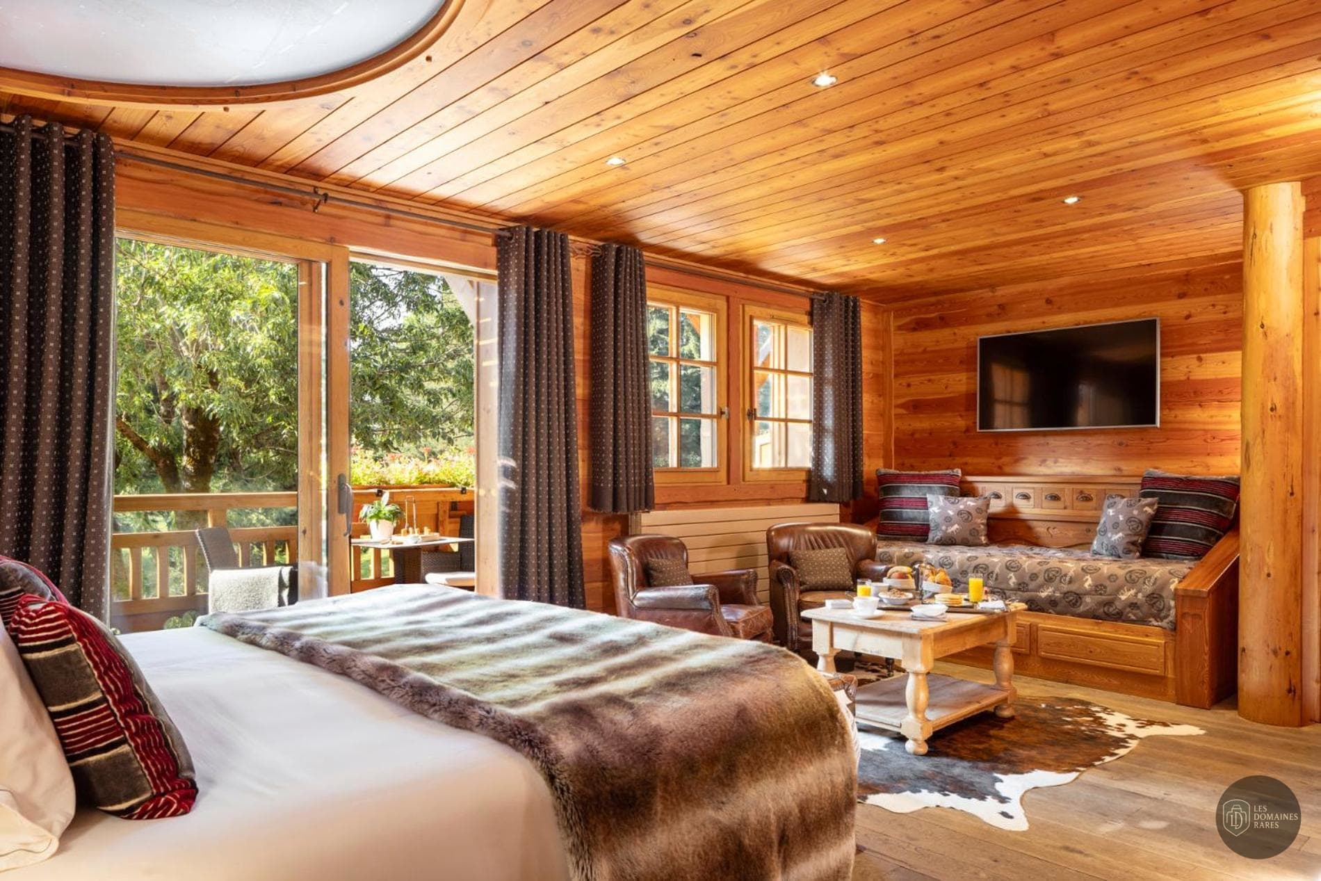 Espace intérieur de l'hôtel Chalet Mounier à Les en Auvergne-Rhône-Alpes