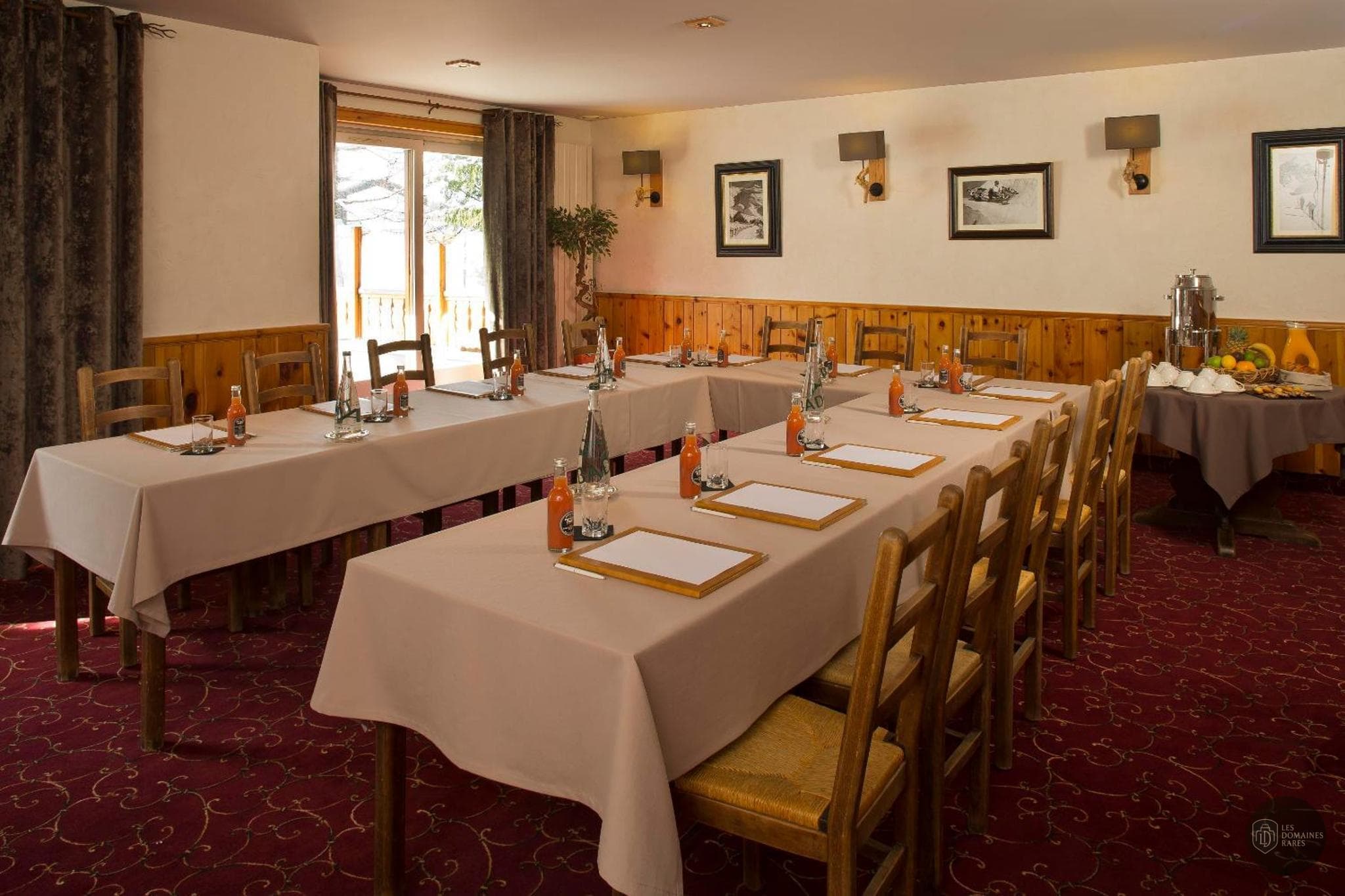 Restaurant de l'hôtel Chalet Mounier à Les en Auvergne-Rhône-Alpes