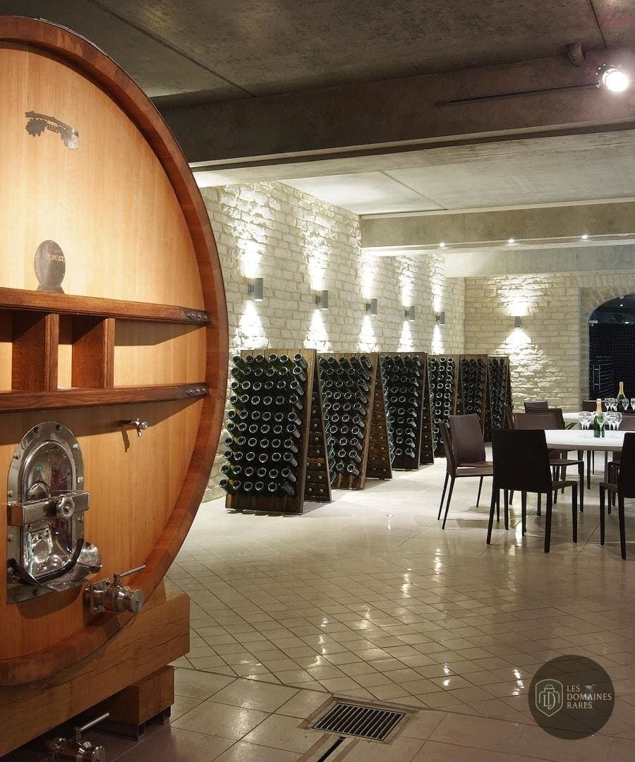 Espace intérieur du domaine Champagne Gruet à Buxeuil en Grand Est