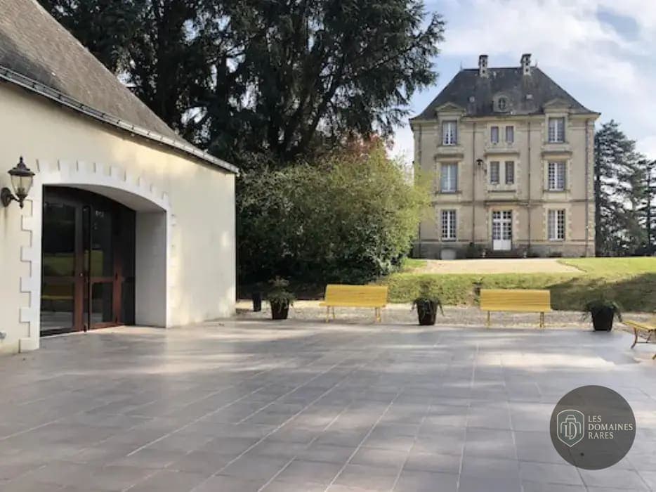 Vue extérieure du château Chateau de Cop Choux en Pays de la Loire