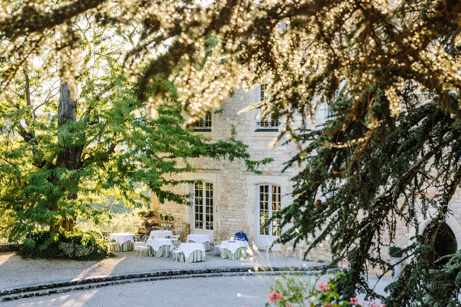 Vue extérieure du château Chateau de La Treyne à Lacave en Occitanie