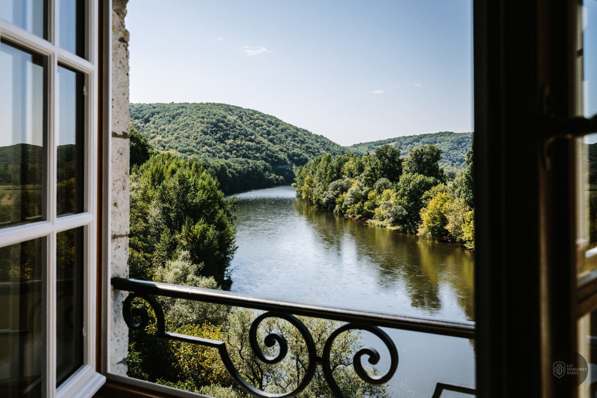 Vue extérieure du château Chateau de La Treyne à Lacave en Occitanie