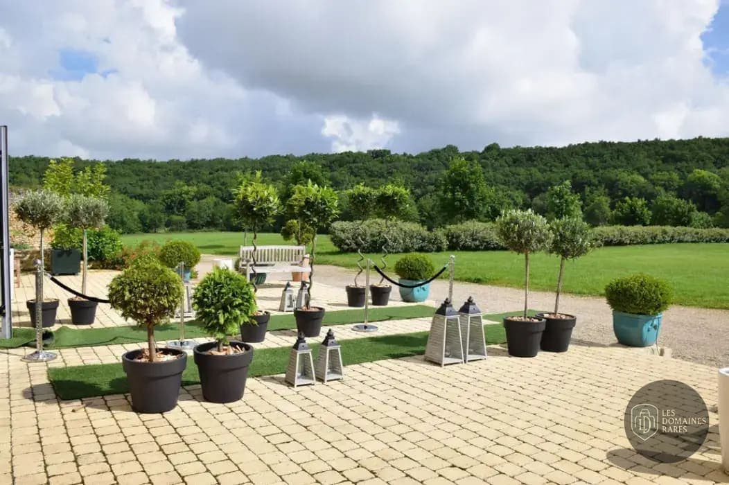 Vue extérieure du château Chateau de Mazieres à Tendu en Centre-Val de Loire