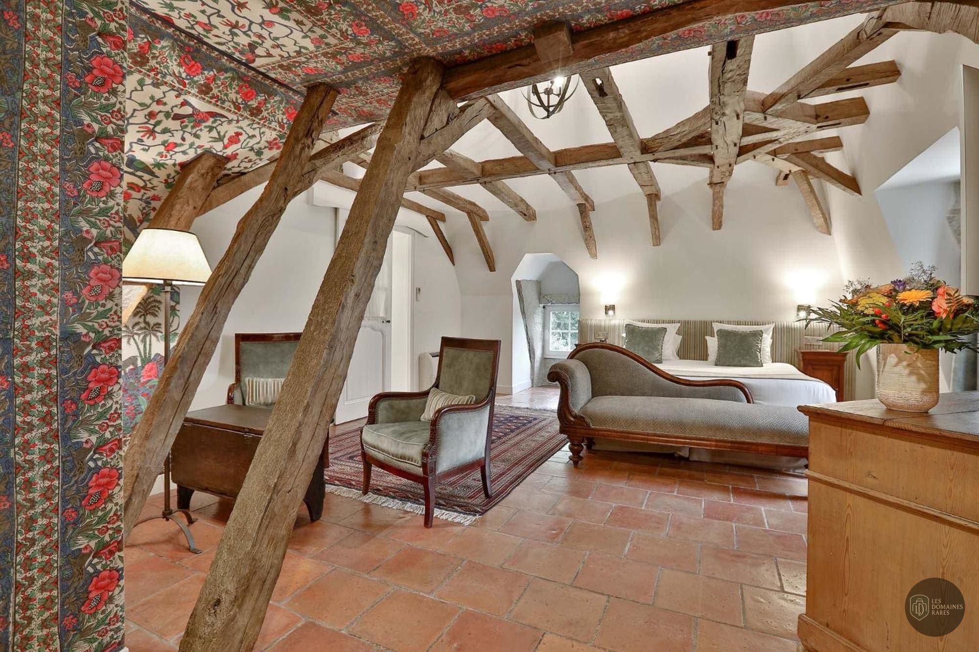 Vue extérieure du château Chateau des Vigiers à Monestier en Nouvelle-Aquitaine