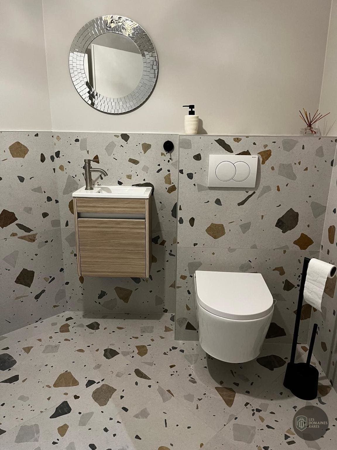 Salle de bain du lieu Chemin des Vignes en Île-de-France