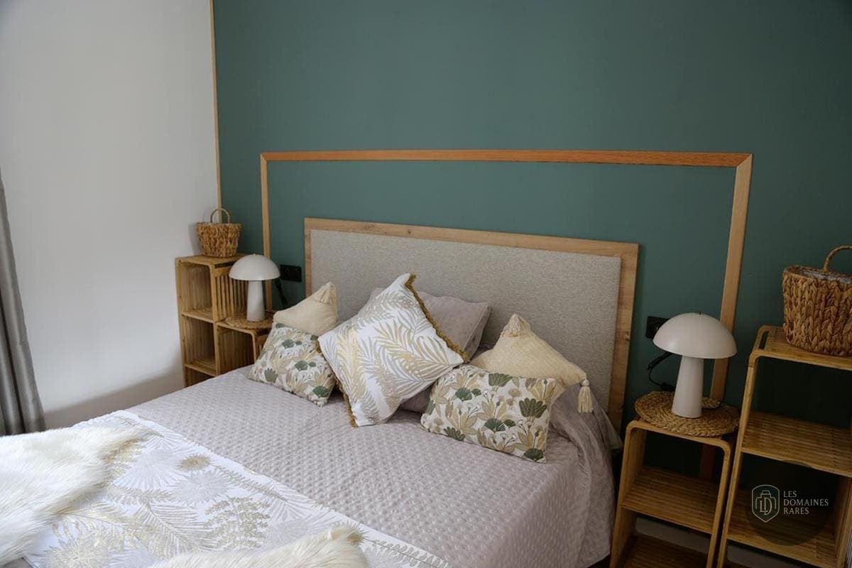 Chambre du lieu Chez Margot en Bretagne - séminaire larmor-plage