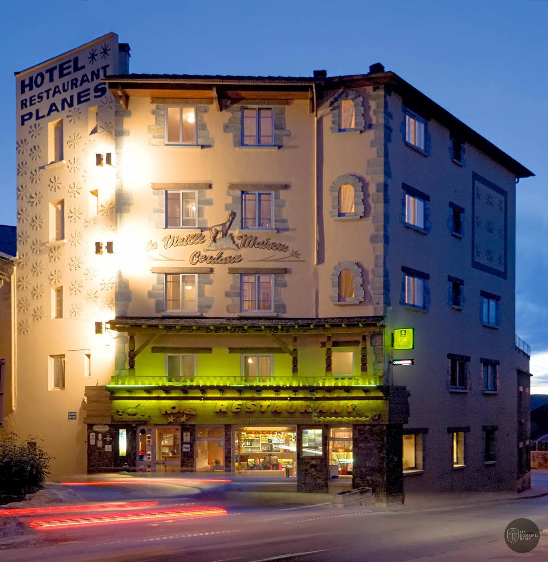 Façade de l'Hôtel Restaurant Planes