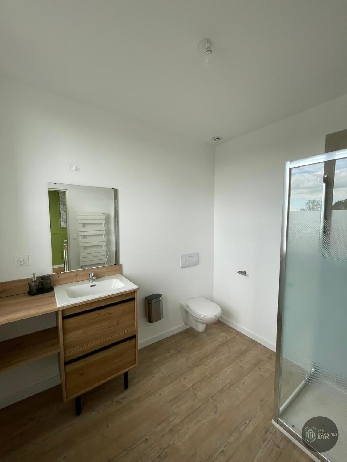 Salle de bain de l'hôtel Chez le Pèr'Gras à La en Auvergne-Rhône-Alpes