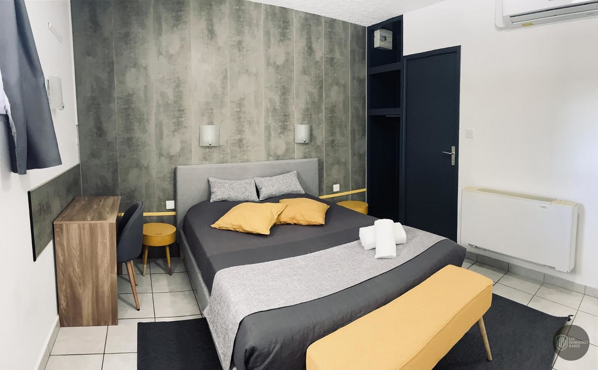 Chambre de l'hôtel Clos La Verdière à Velaux en Provence-Alpes-Côte d'Azur - séminaire velaux