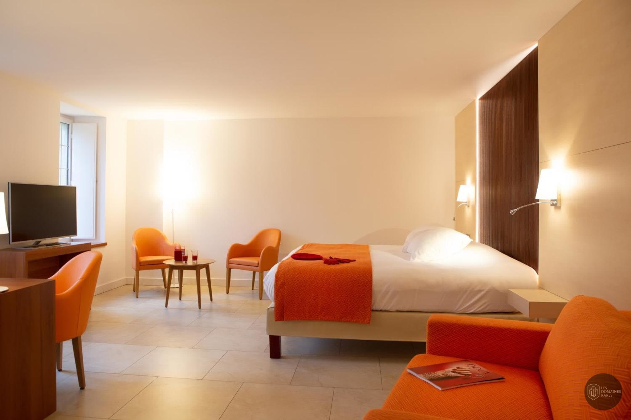 Chambre de l'hôtel Clos de la Vouge à Vougeot en Bourgogne-Franche-Comté - séminaire côte-d'or