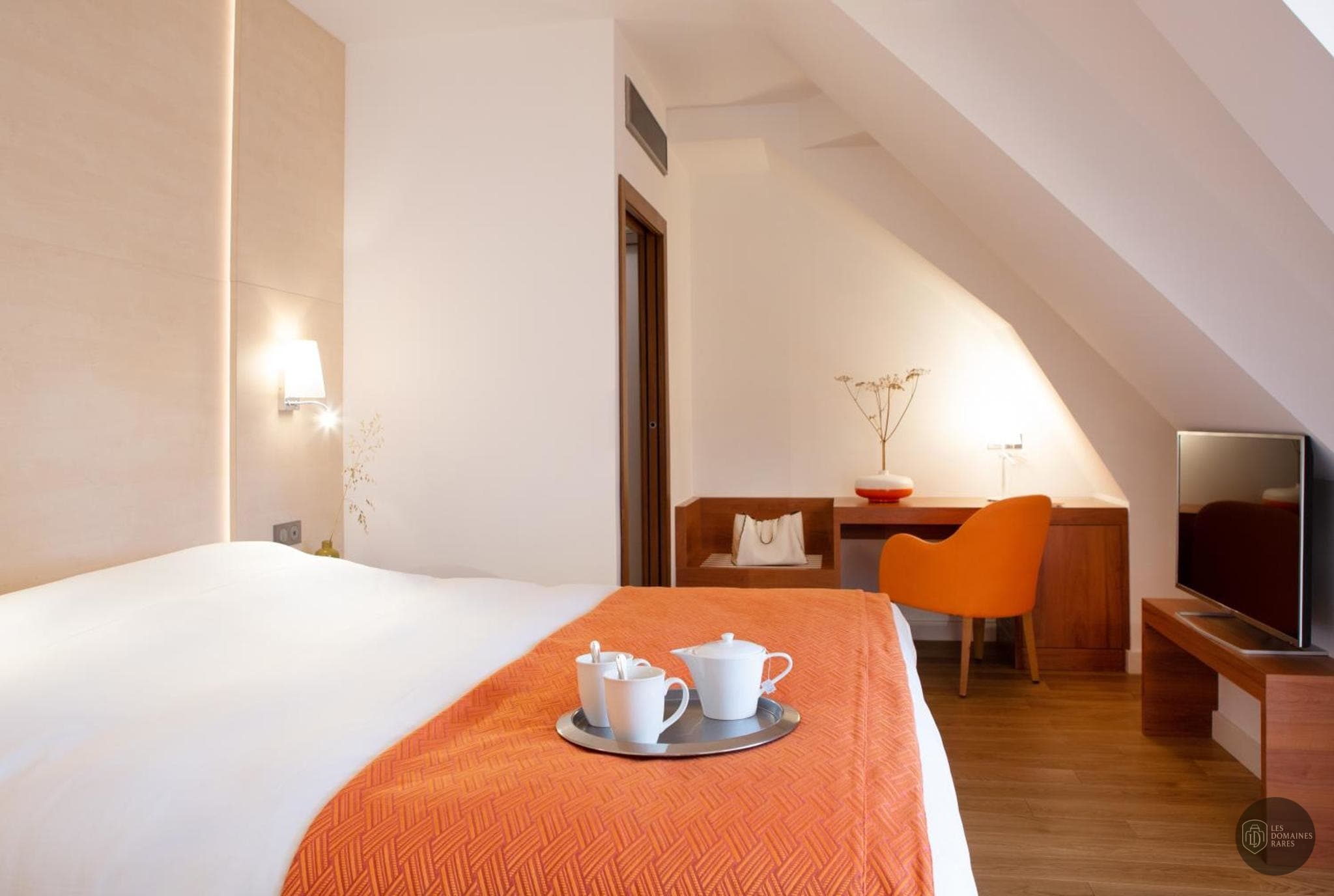 Chambre de l'hôtel Clos de la Vouge à Vougeot en Bourgogne-Franche-Comté