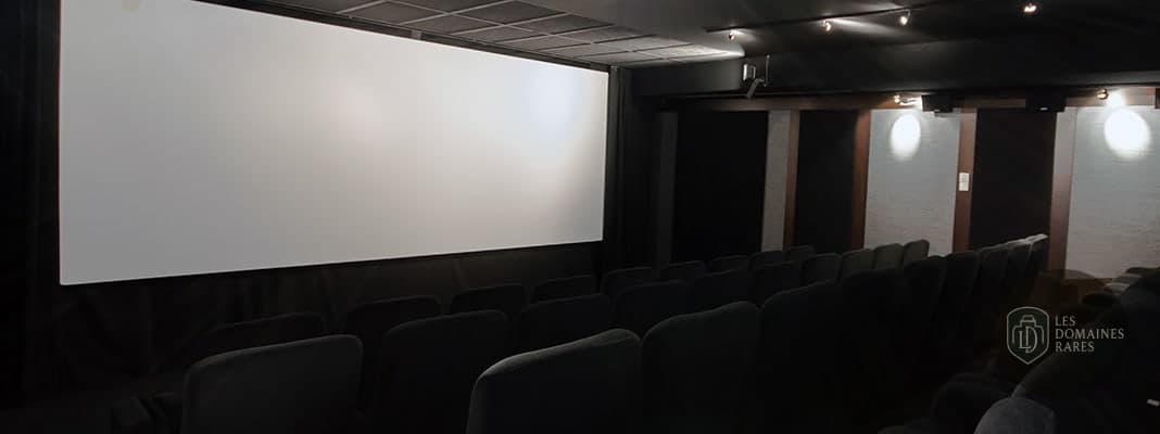 Salle de projection, vue panoramique