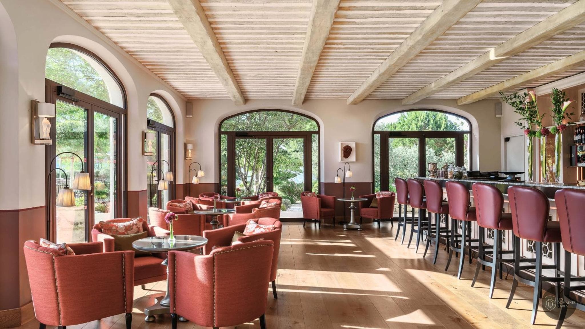 Vue extérieure de l'hôtel Coquillade Provence à Gargas en Provence-Alpes-Côte d'Azur