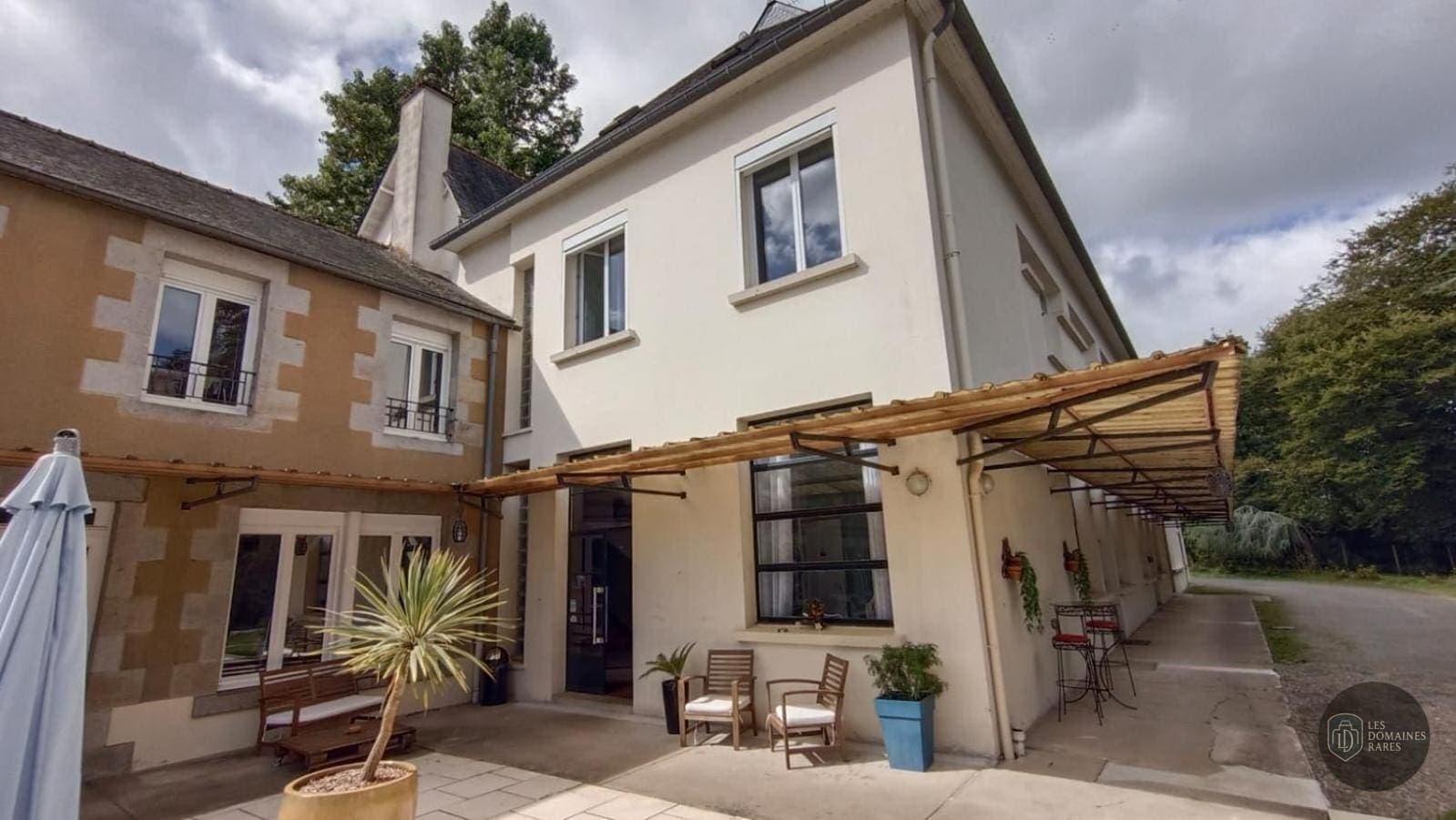 Vue extérieure du lieu Cosy Er Lann à Le en Bretagne