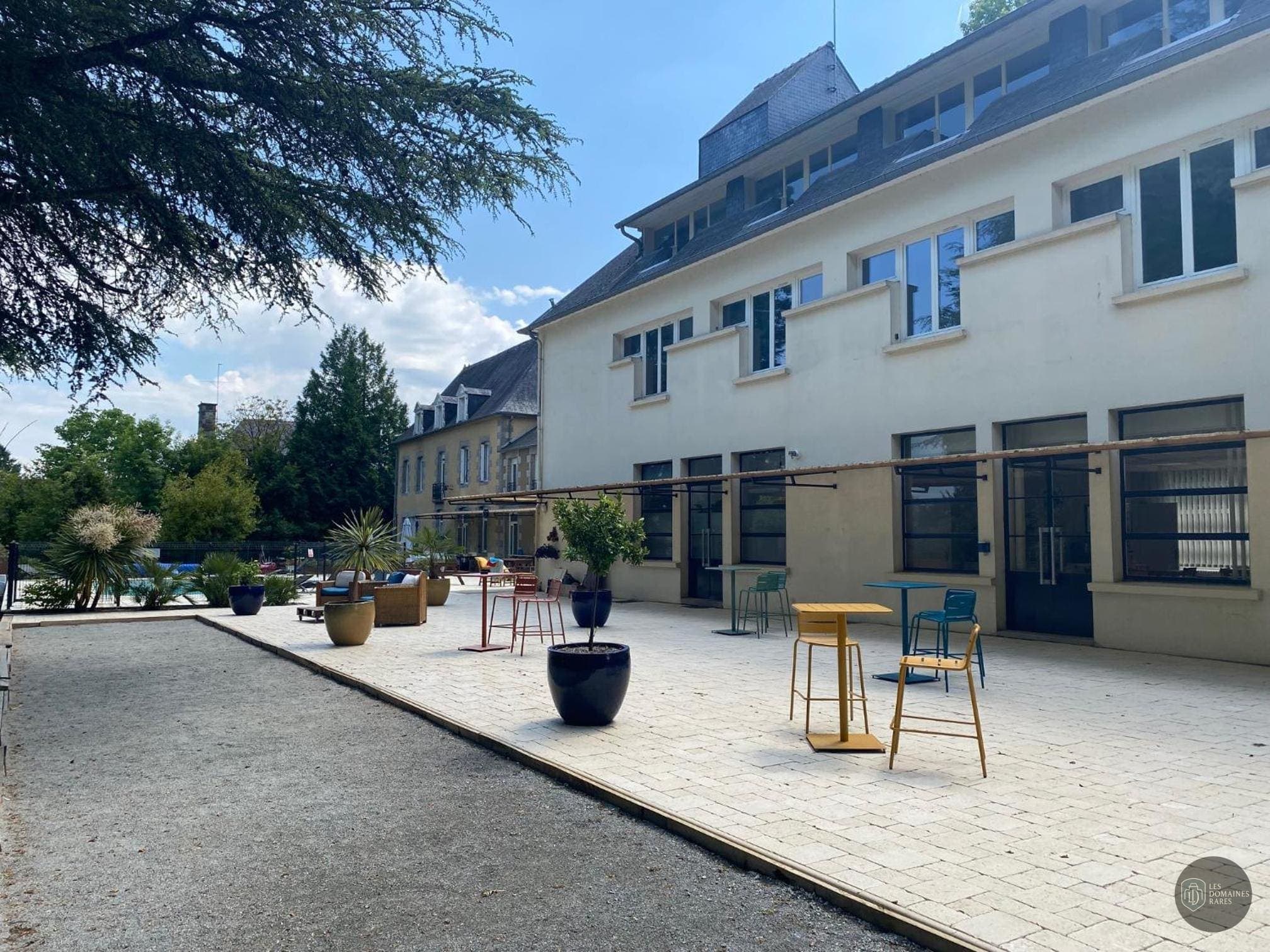 Vue extérieure du lieu Cosy Er Lann à Le en Bretagne