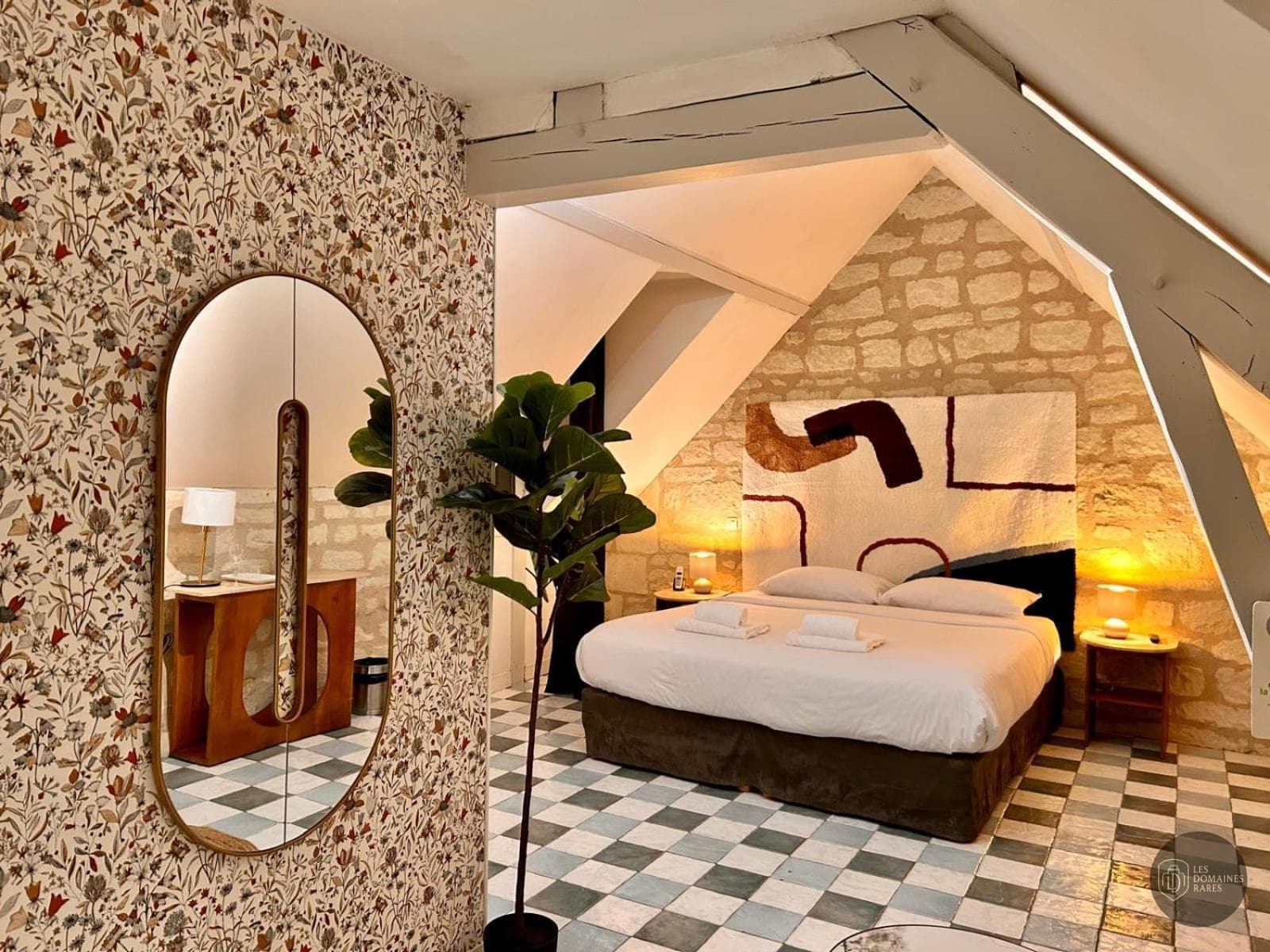 Chambre du lieu Demeure de la Vignole à Turquant en Pays de la Loire - séminaire maine-et-loire (49)