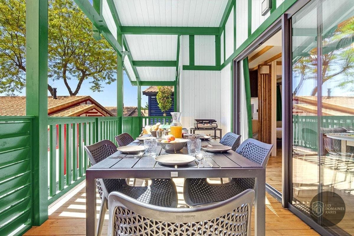 Vue extérieure de l'hôtel Domaine Berrua à Bidart en Nouvelle-Aquitaine