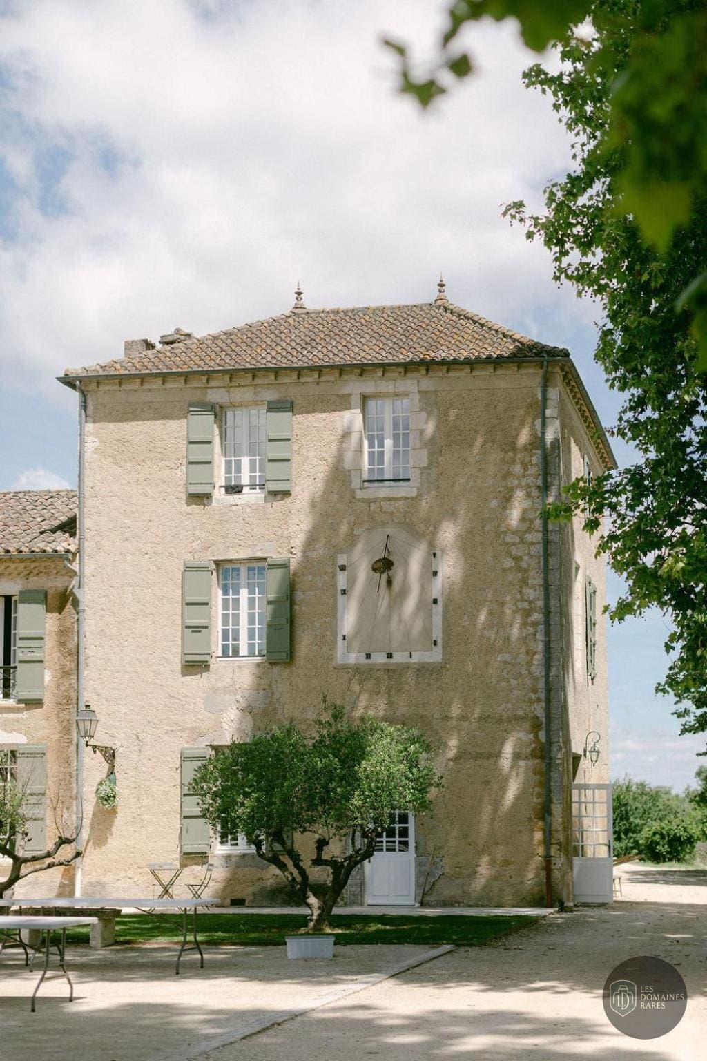 Vue du domaine Domaine Boulouch à Lectoure en Occitanie