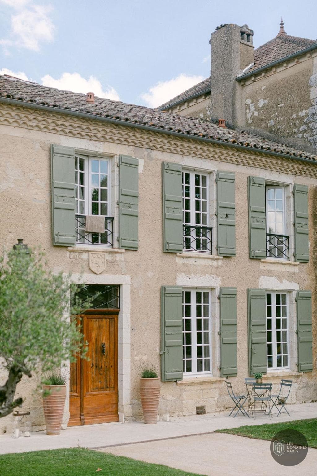 Vue du domaine Domaine Boulouch à Lectoure en Occitanie