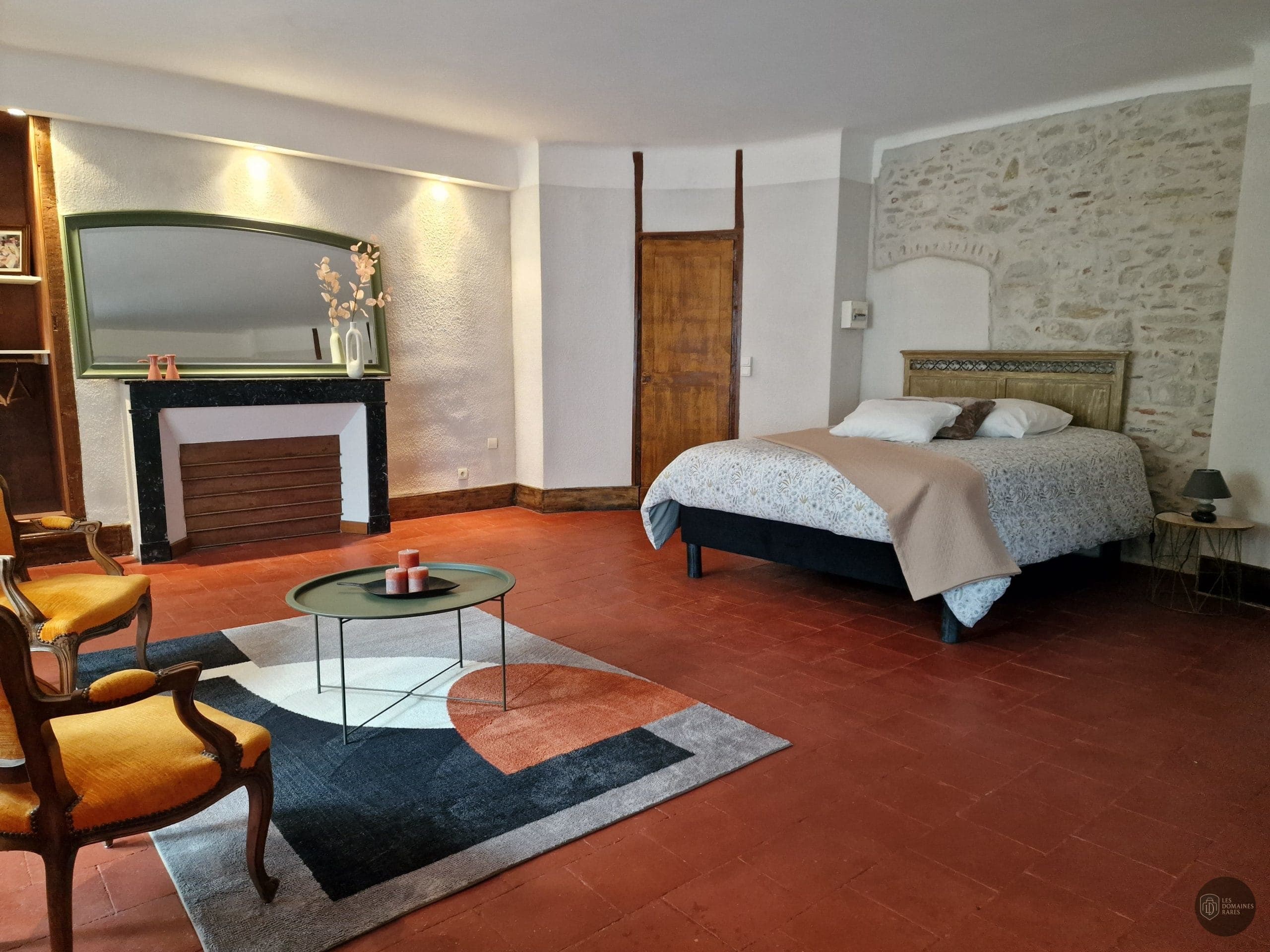 Chambre du domaine Domaine Del Luz en Occitanie