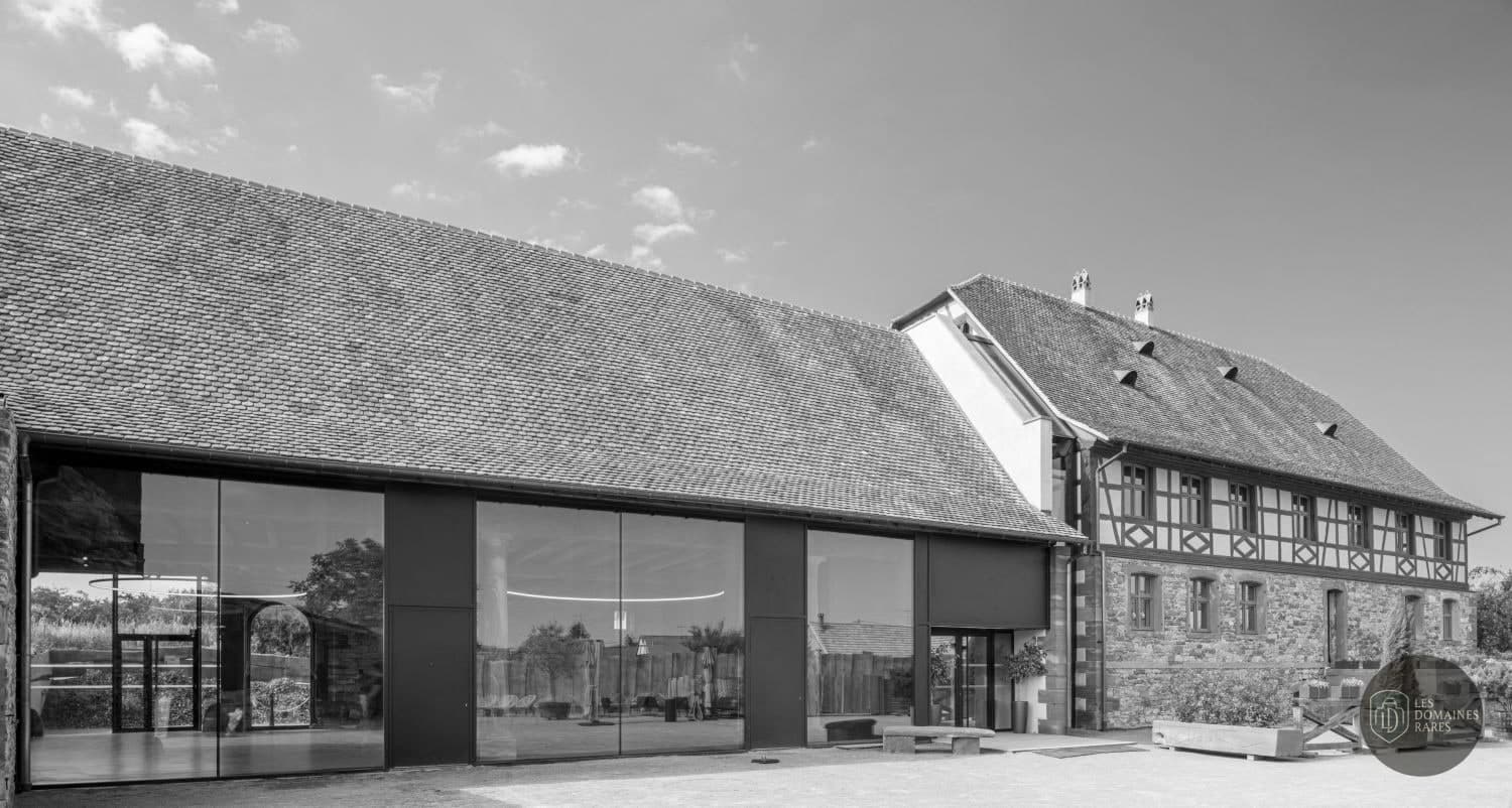 Vue extérieure du domaine Domaine Imodis à Saessolsheim en Grand Est