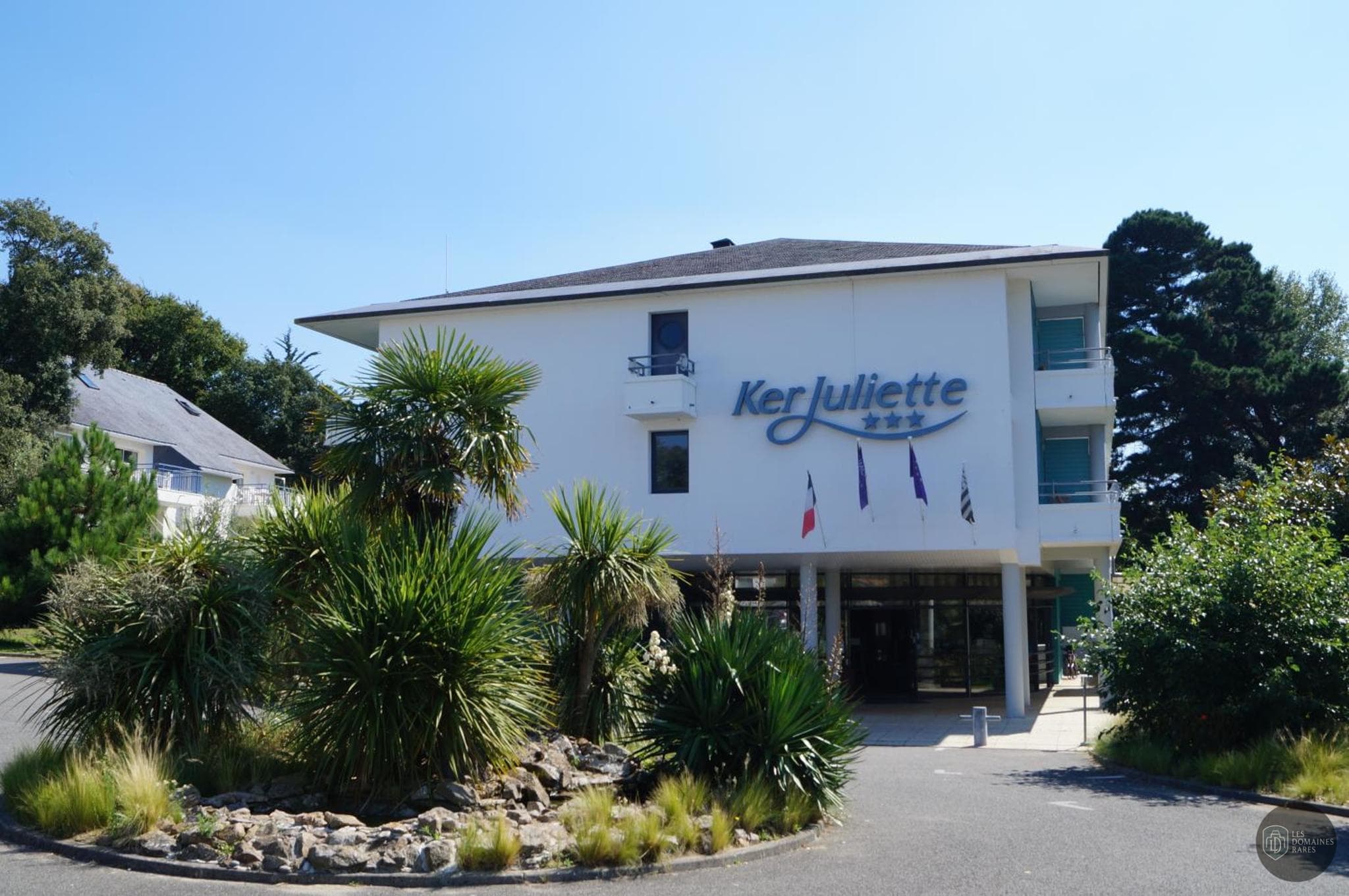 Vue extérieure de l'hôtel Domaine Ker Juliette à Pornichet en Pays de la Loire