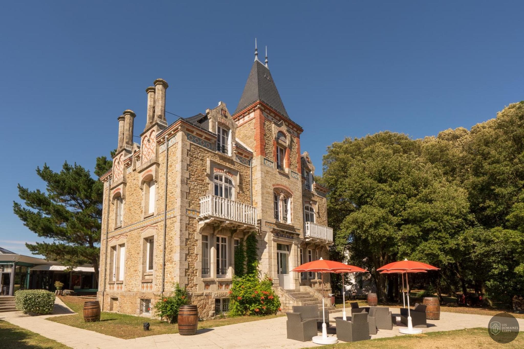 Vue extérieure de l'hôtel Domaine Ker Juliette à Pornichet en Pays de la Loire