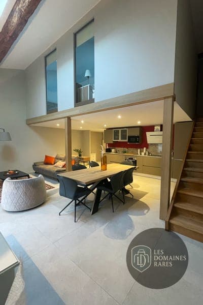 Espace intérieur du château Domaine Lauriga en Occitanie