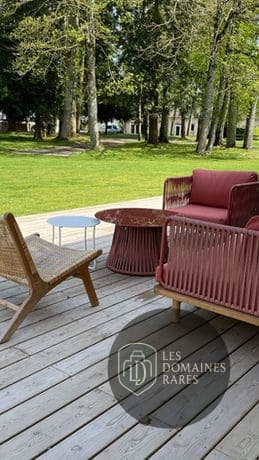 Vue extérieure du domaine Domaine Le Corbusson en Pays de la Loire