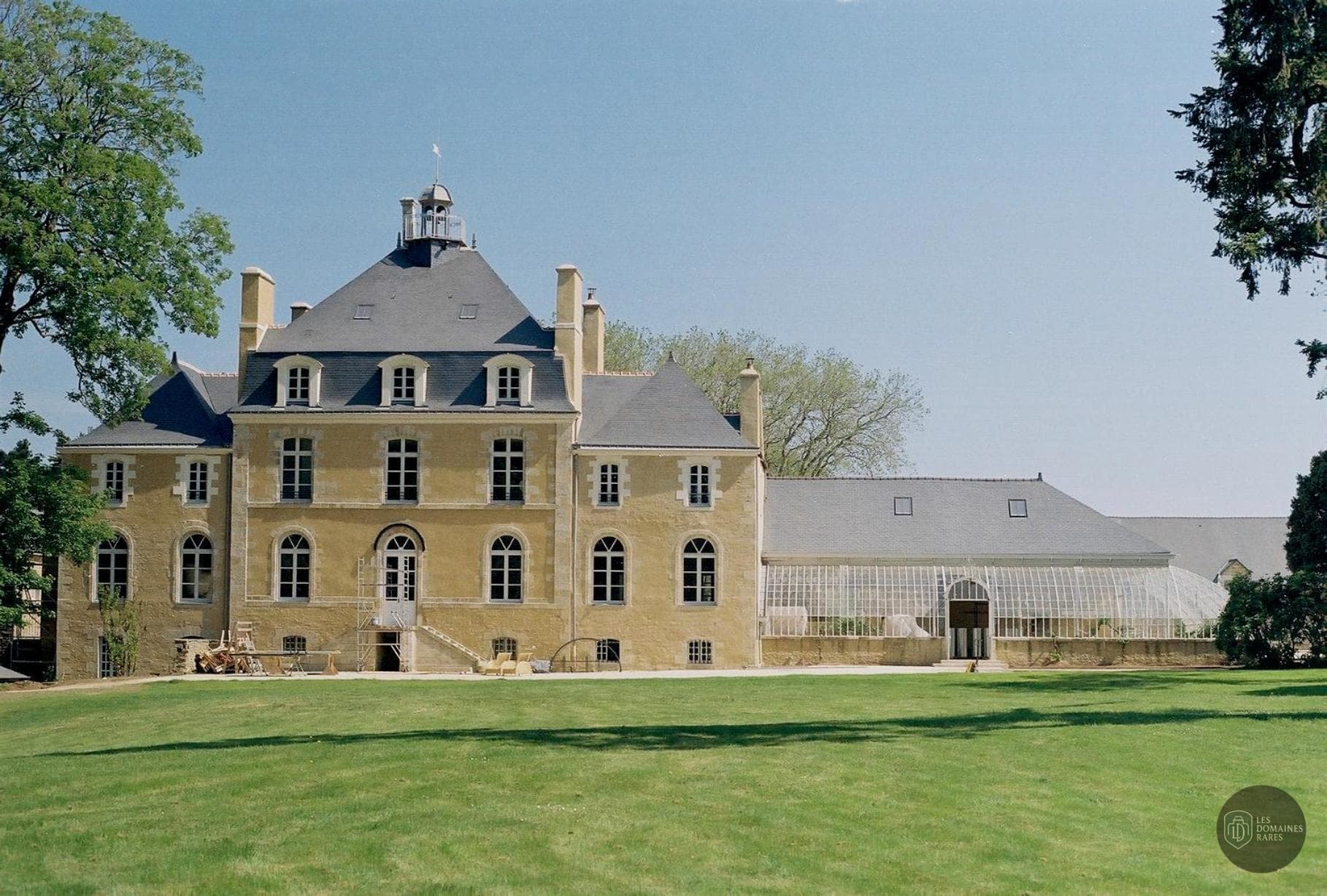 Vue du domaine Domaine Le Mezo à Ploeren en Bretagne