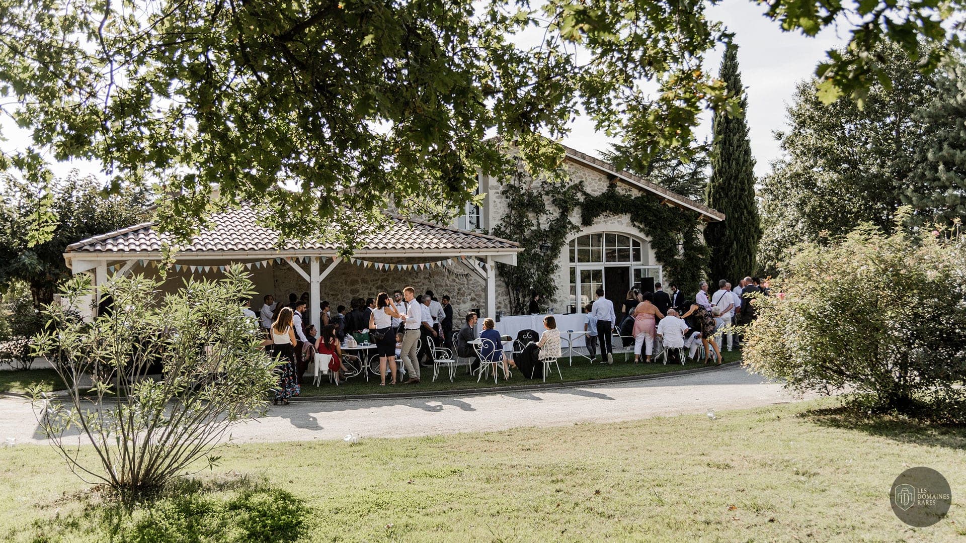 Vue extérieure du domaine Domaine Pascaud à Rions en Nouvelle-Aquitaine