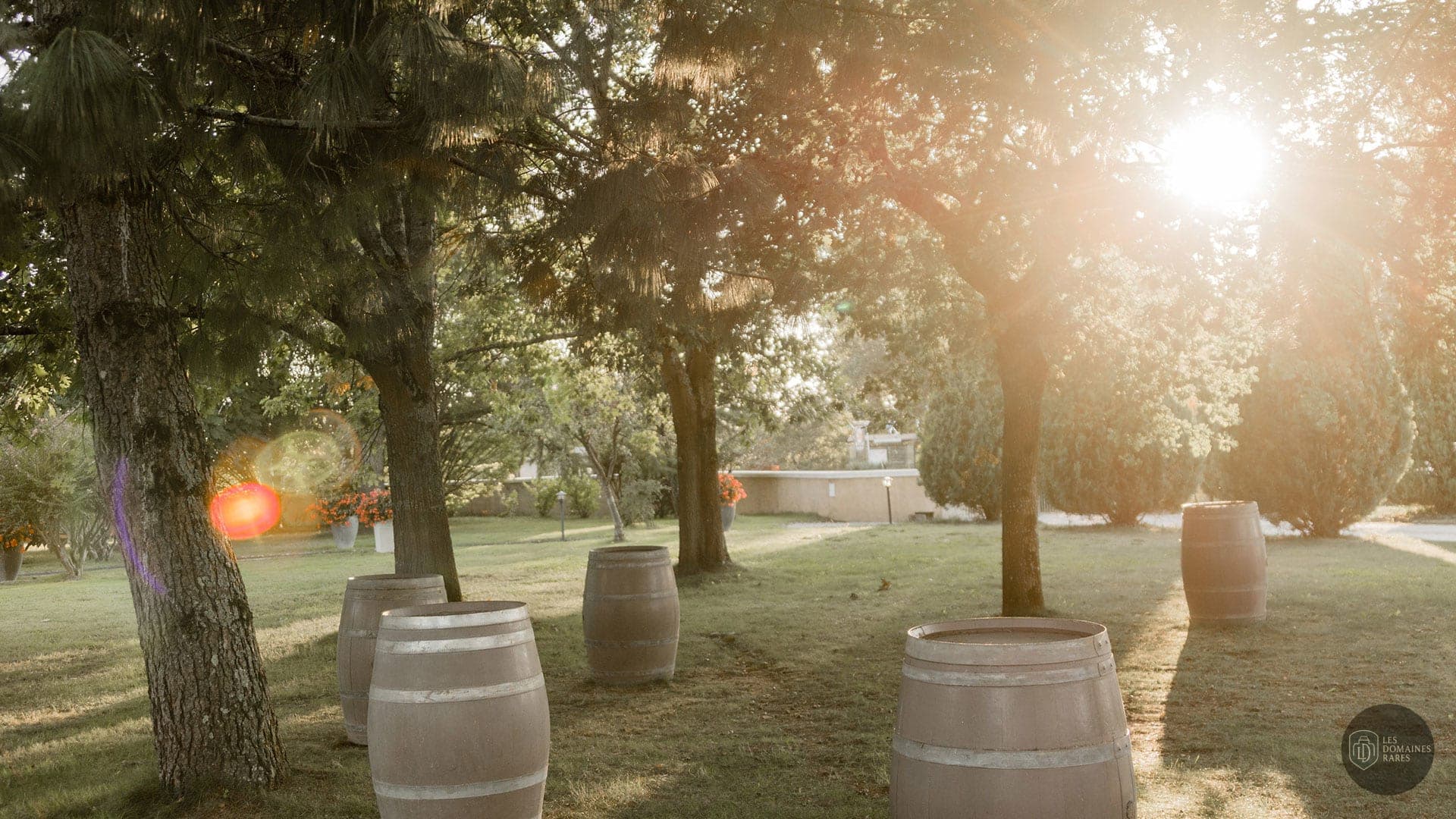 Vue extérieure du domaine Domaine Pascaud à Rions en Nouvelle-Aquitaine