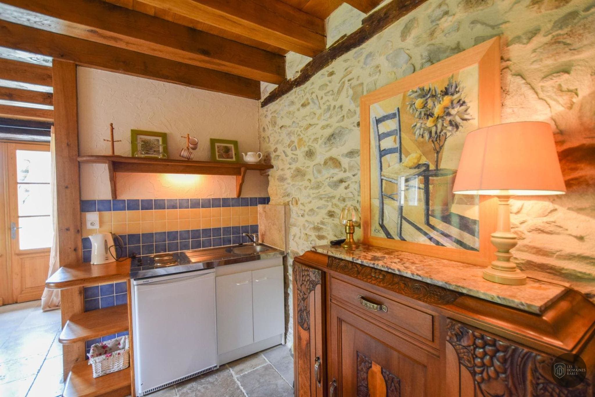 Vue extérieure du château Domaine d'Essendieras en Nouvelle-Aquitaine