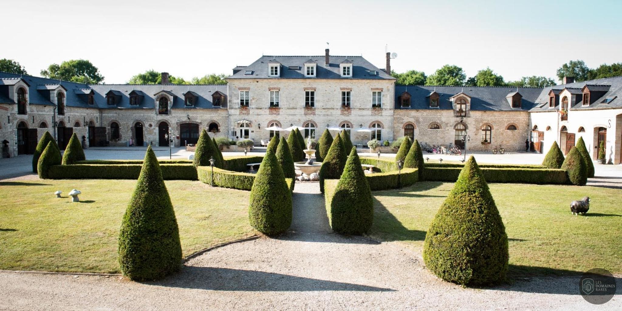 Vue extérieure du domaine Domaine de Barive en Hauts-de-France