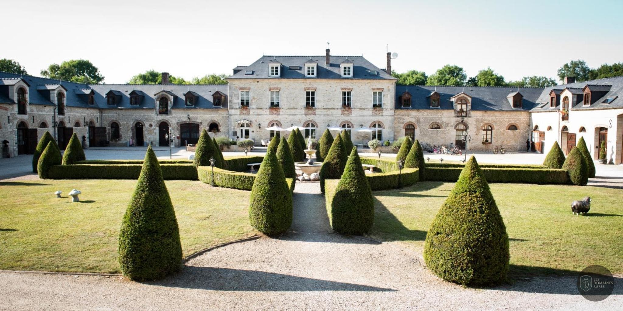 Vue extérieure du domaine Domaine de Barive en Hauts-de-France