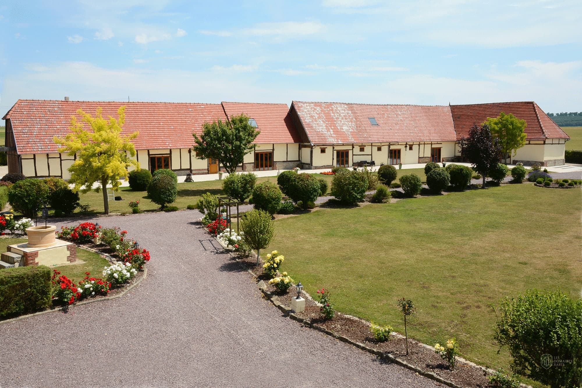 Vue extérieure du domaine Domaine de Clairval à Argueil en Normandie