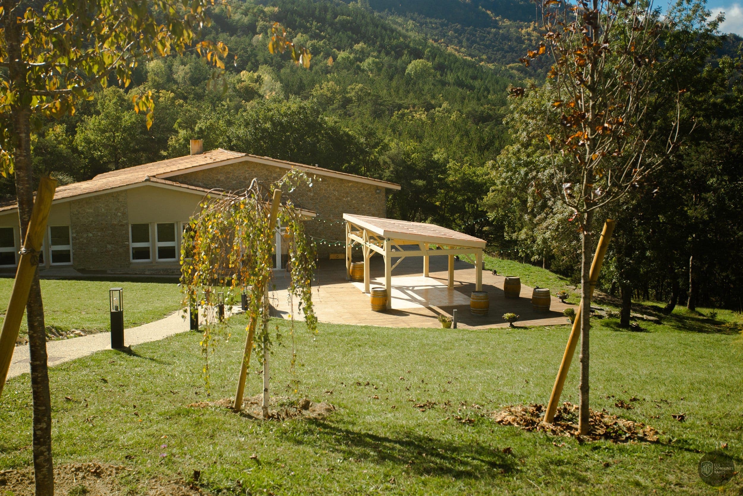 Vue extérieure du domaine Domaine de Damian à Vesc en Auvergne-Rhône-Alpes