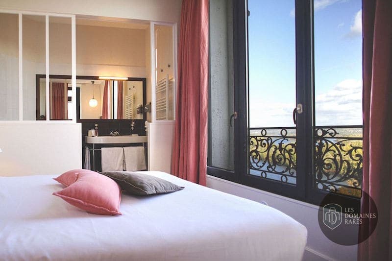 Chambre du domaine Domaine de Galicet à Freneuse en Île-de-France - séminaire mézières-sur-seine