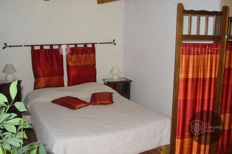 Chambre du domaine Domaine de L'Abéale à Alboussière en Auvergne-Rhône-Alpes