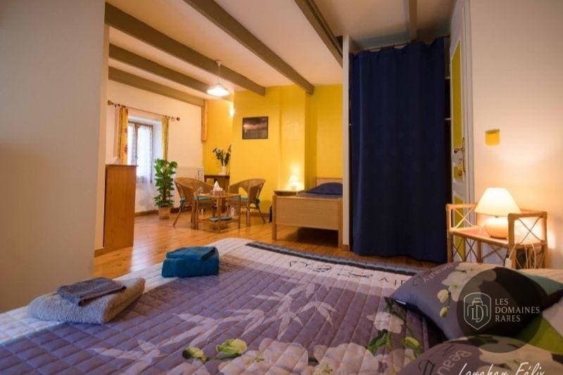 Chambre du domaine Domaine de L'Abéale à Alboussière en Auvergne-Rhône-Alpes